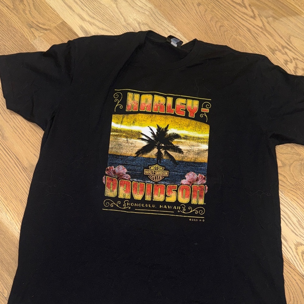 Harley-Davidson Honolulu Hawaii Graphic Tee
